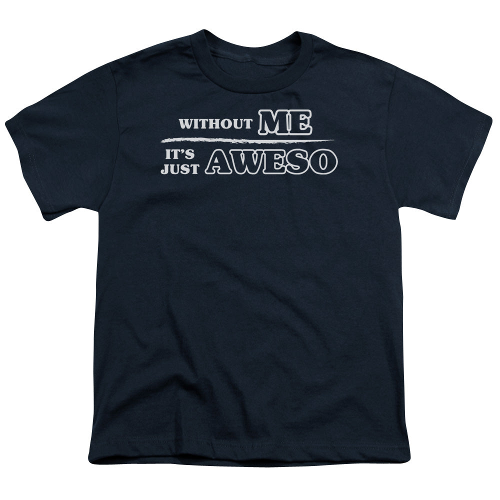 Just Aweso - Short Sleeve Youth 18 - 1 - Navy T-shirt