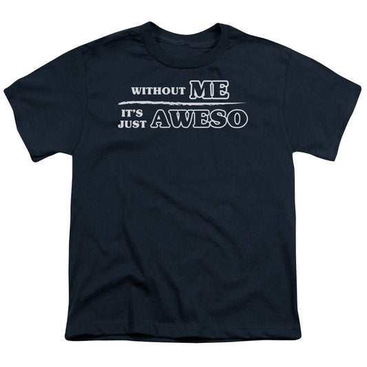 Just Aweso - Short Sleeve Youth 18 - 1 - Navy T-shirt