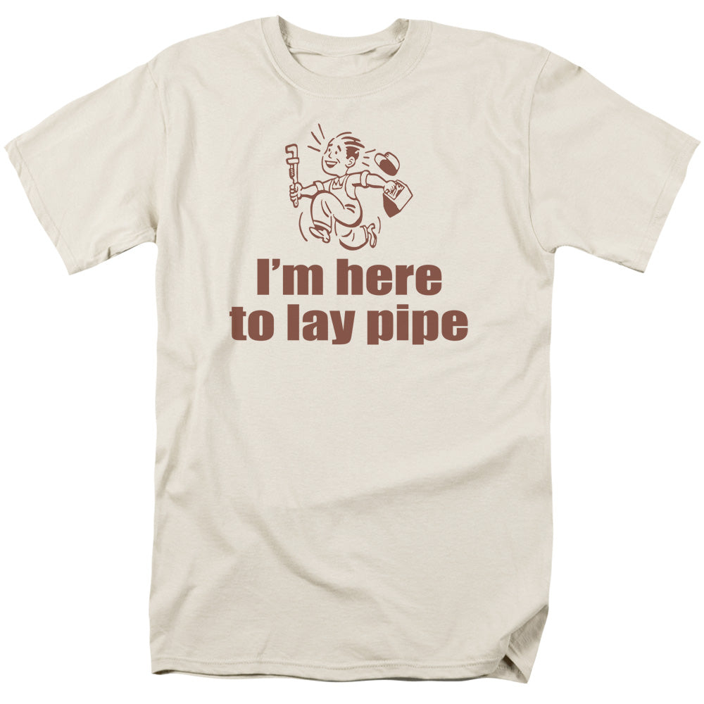 Lay Pipe - Short Sleeve Adult 18 - 1 - Cream T-shirt