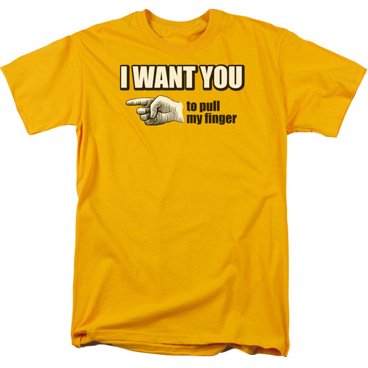 I Want You - Short Sleeve Adult 18 - 1 - Gold T-shirt