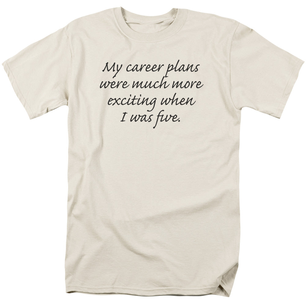 Career Plans - Short Sleeve Adult 18 - 1 - Cream T-shirt