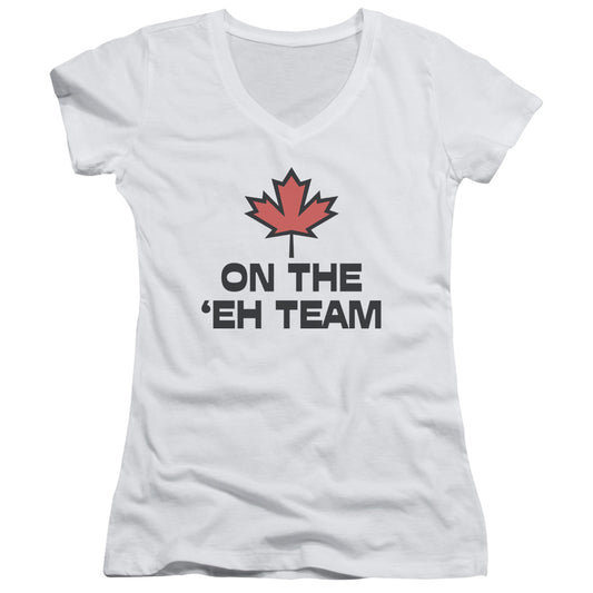 The Eh Team - Junior V-neck - White