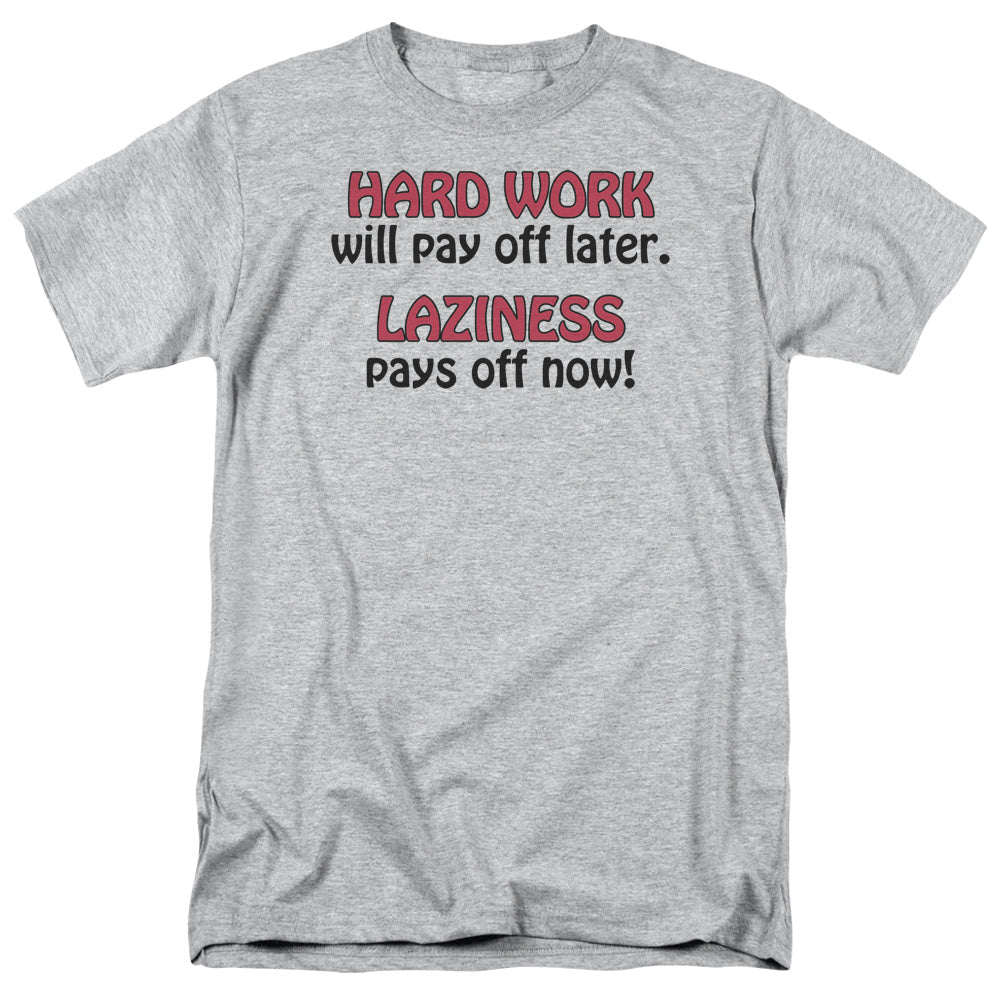 Laziness - Short Sleeve Adult 18 - 1 - Athletic Heather T-shirt