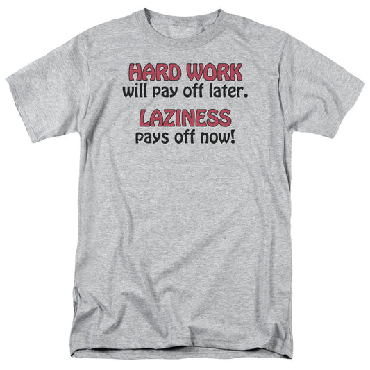 Laziness - Short Sleeve Adult 18 - 1 - Athletic Heather T-shirt