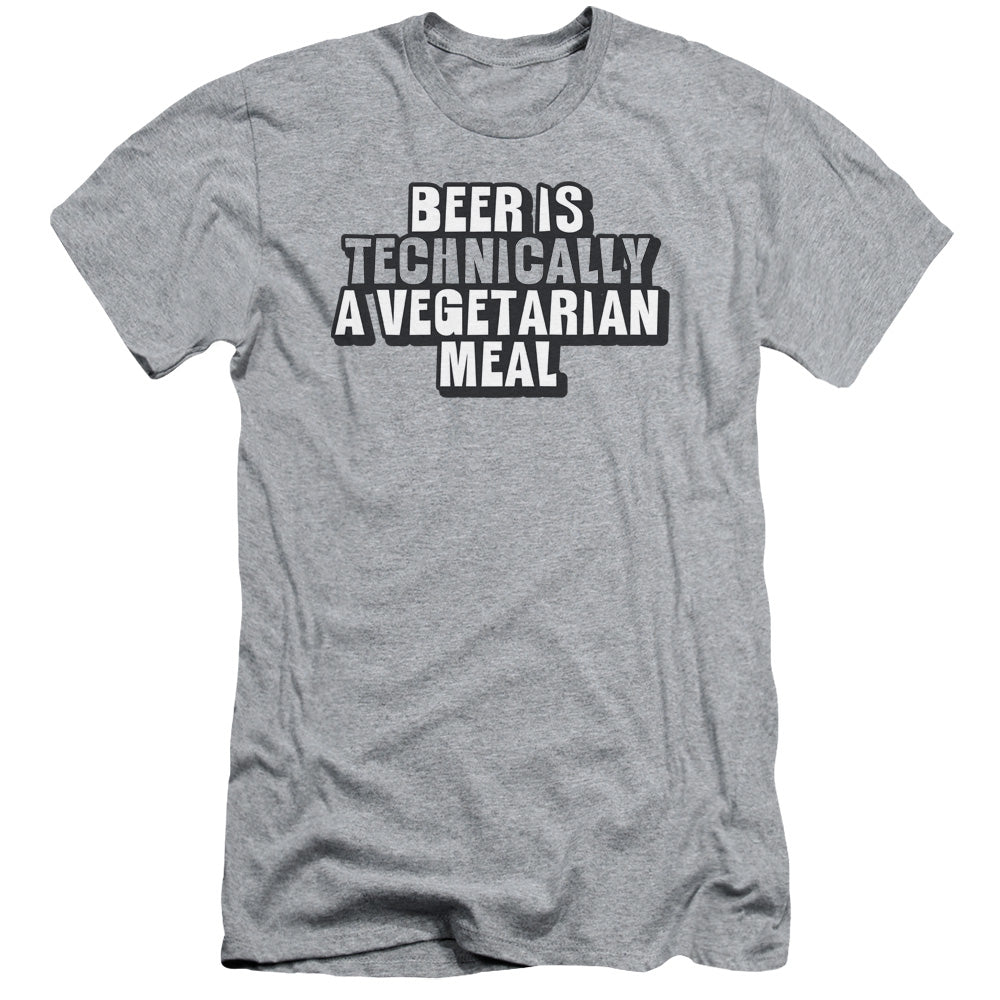 Beer Vegetarian - Short Sleeve Adult 30 - 1 - Athletic Heather T-shirt