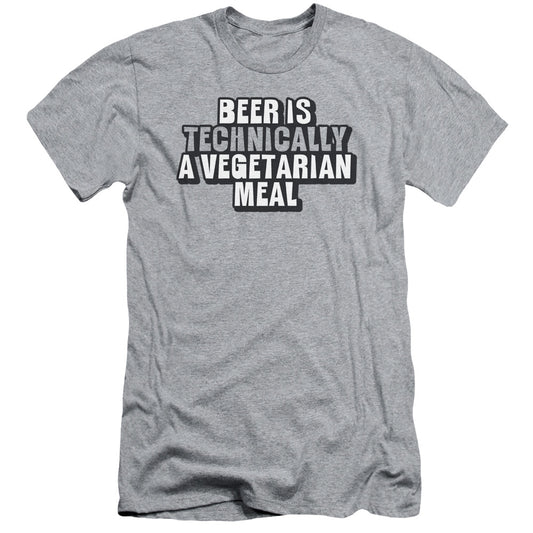 Beer Vegetarian - Short Sleeve Adult 30 - 1 - Athletic Heather T-shirt