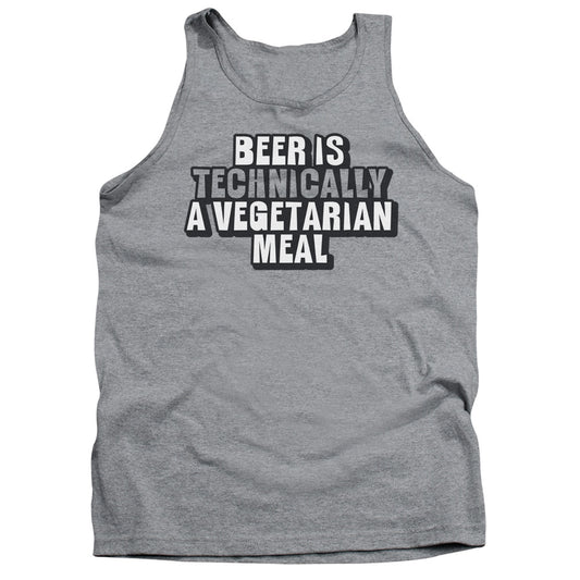 Beer Vegetarian - Adult Tank - Athletic Heather