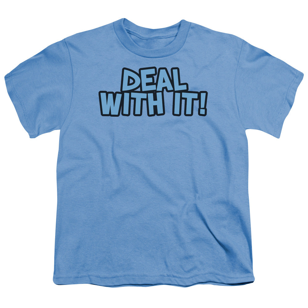 Deal With It - Short Sleeve Youth 18 - 1 - Carolina Blue T-shirt