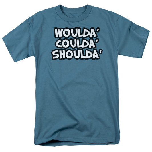 Woulda Coulda - Short Sleeve Adult 18 - 1 - Slate T-shirt