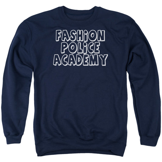 Fashion Police - Adult Crewneck Sweatshirt - Navy