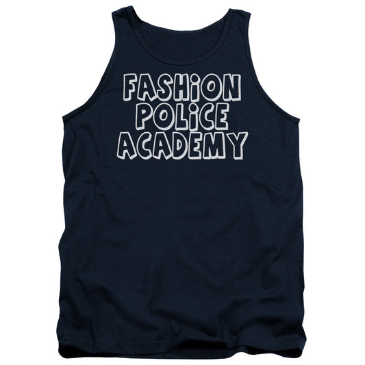 Fashion Police - Adult Tank - Navy