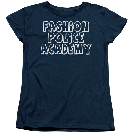 Fashion Police - Short Sleeve Womens Tee - Navy T-shirt
