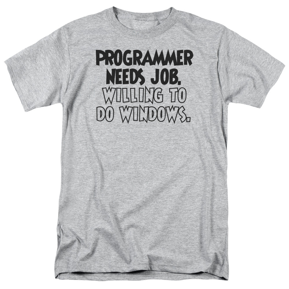 To Do Windows - Short Sleeve Adult 18 - 1 - Athletic Heather T-shirt