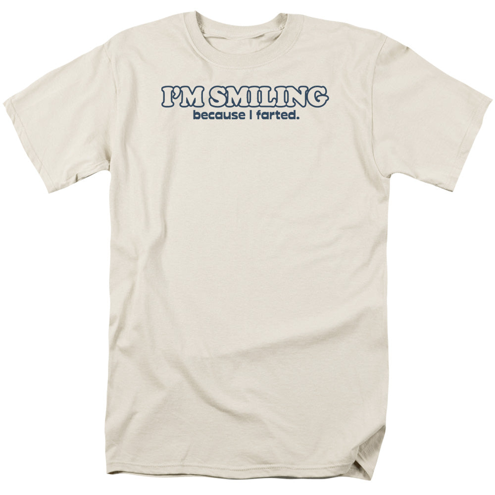 Because I Farted - Short Sleeve Adult 18 - 1 - Cream T-shirt