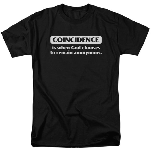 Coincidence - Short Sleeve Adult 18 - 1 - Black T-shirt