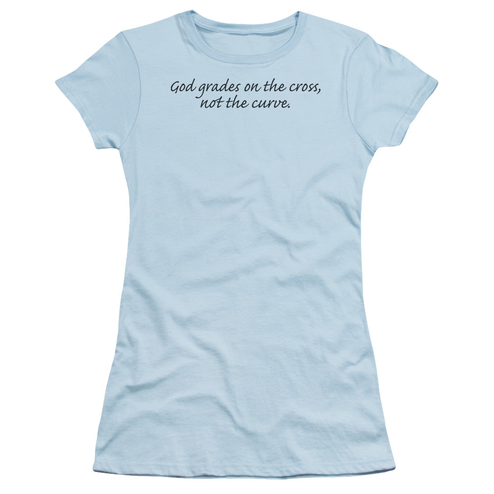 GOD GRADES ON CROSS-  JUNIOR T-Shirt