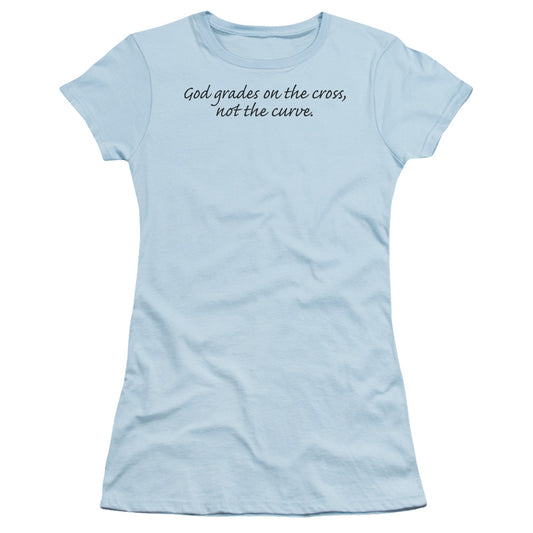 GOD GRADES ON CROSS-  JUNIOR T-Shirt