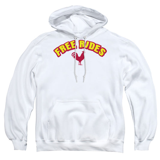 Free Rides - Adult Pull-over Hoodie - White