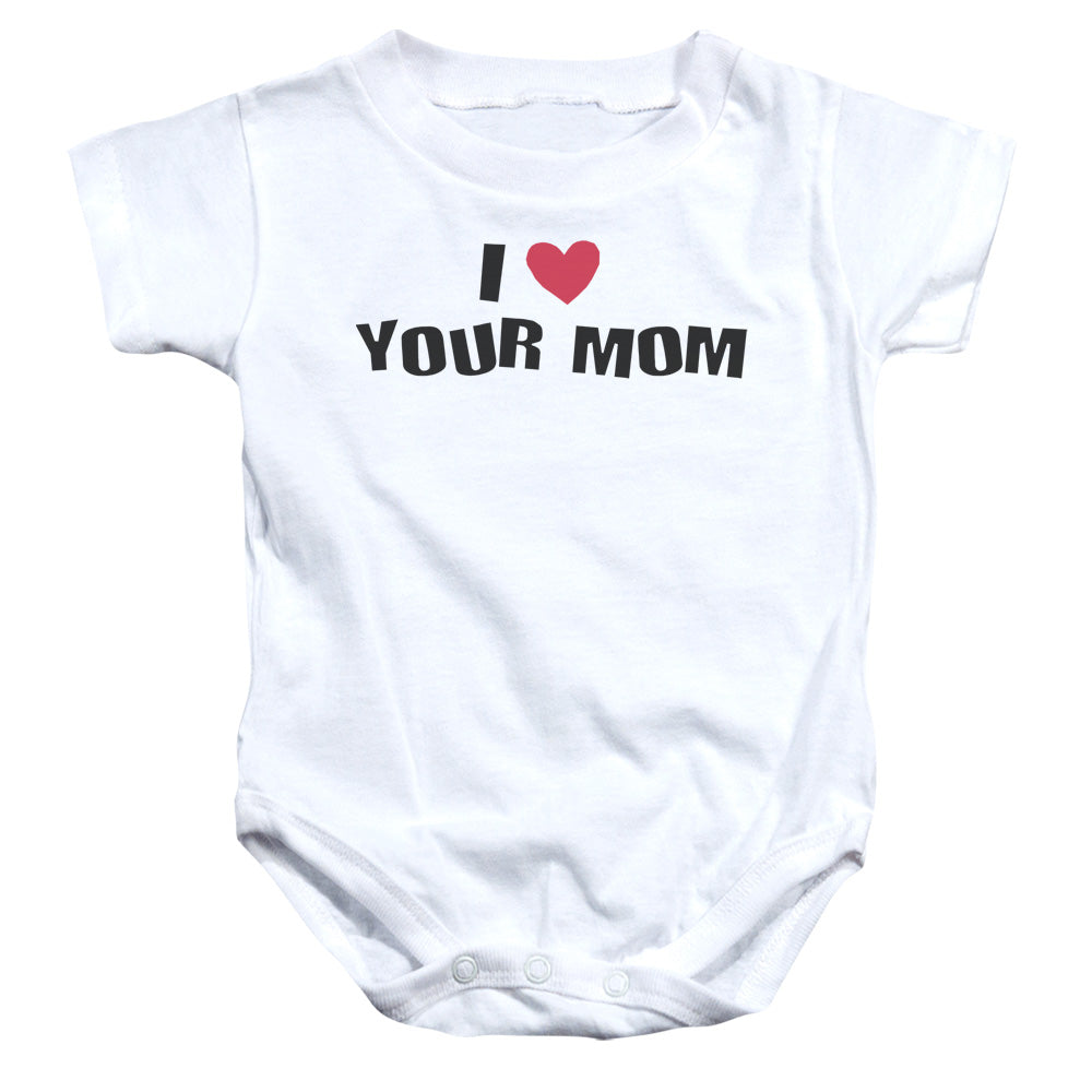 I Love Your Mom - Infant Snapsuit - White