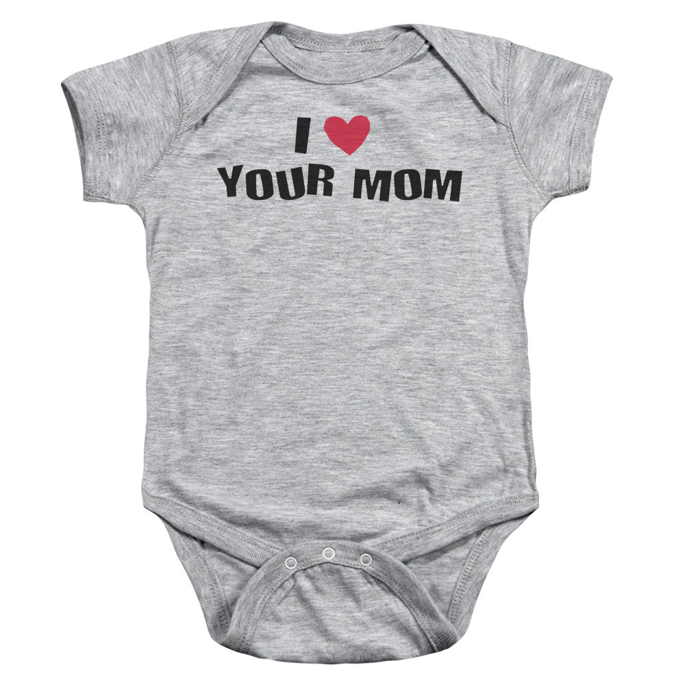I Love Your Mom - Infant Snapsuit - Athletic Heather