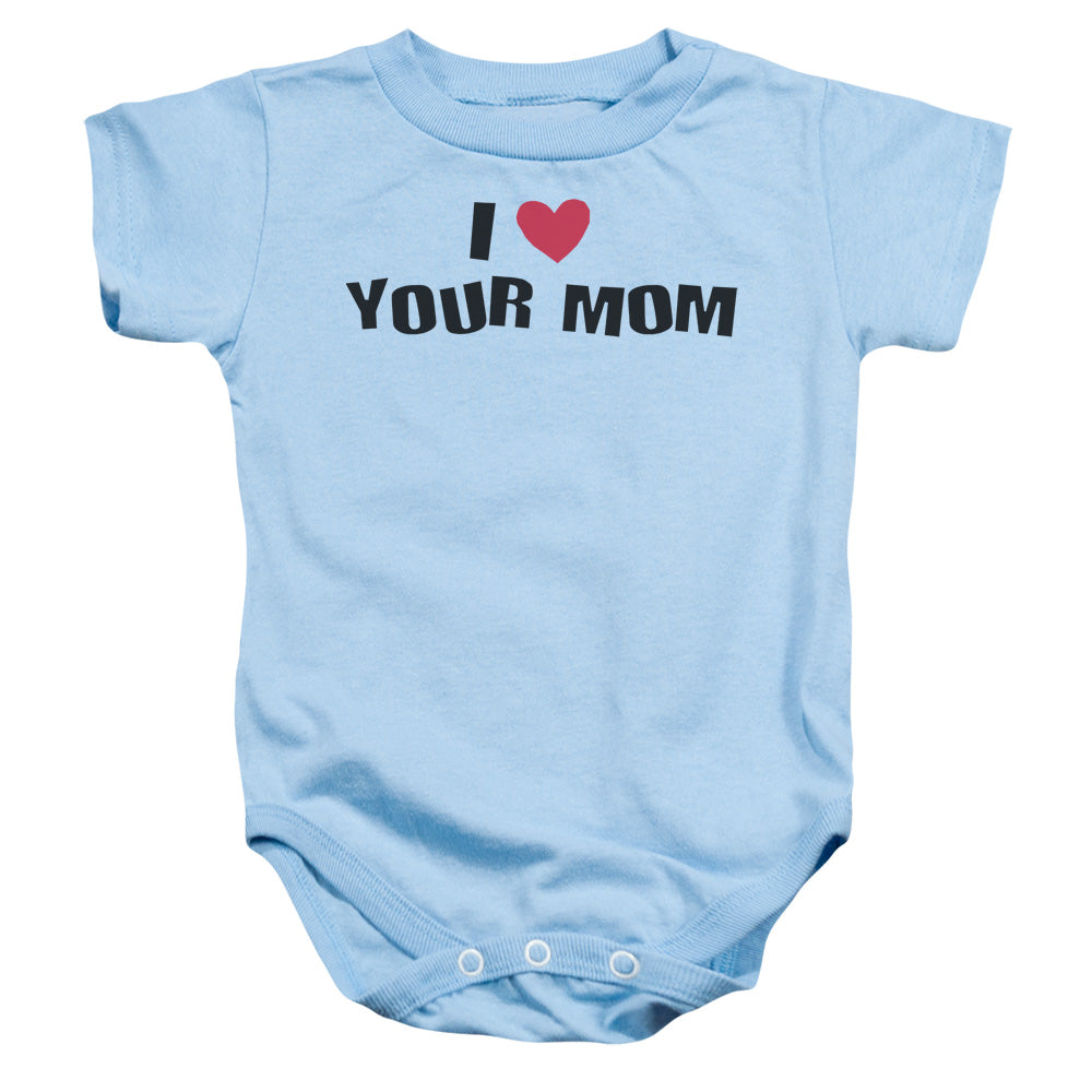 I Love Your Mom - Infant Snapsuit - Light Blue