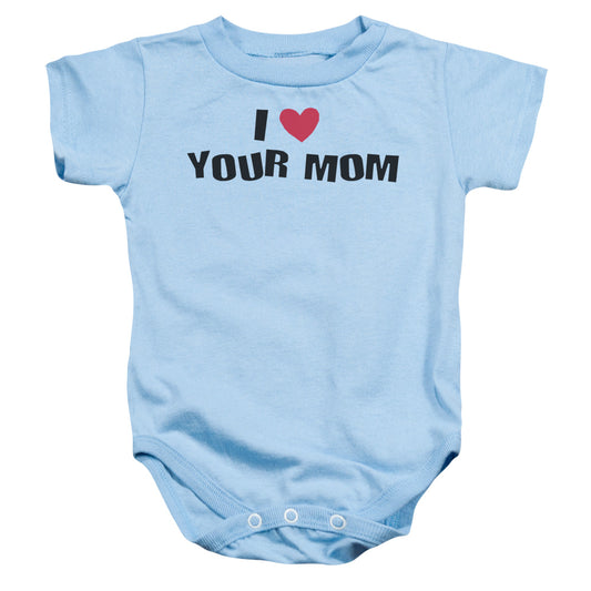 I Love Your Mom - Infant Snapsuit - Light Blue