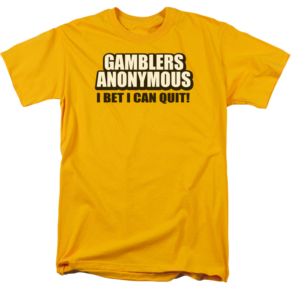Gamblers Anonymous - Short Sleeve Adult 18 - 1 - Gold T-shirt