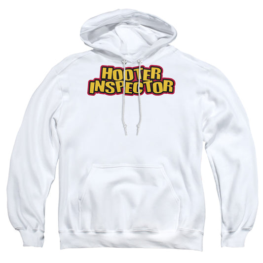 Hooter Inspector - Adult Pull-over Hoodie - White