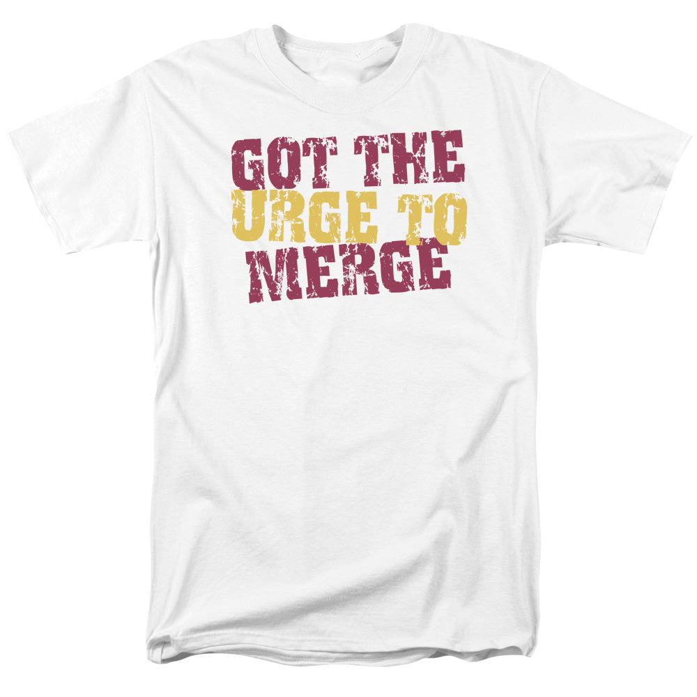 Urge To Merge - Short Sleeve Adult 18 - 1 - White T-shirt