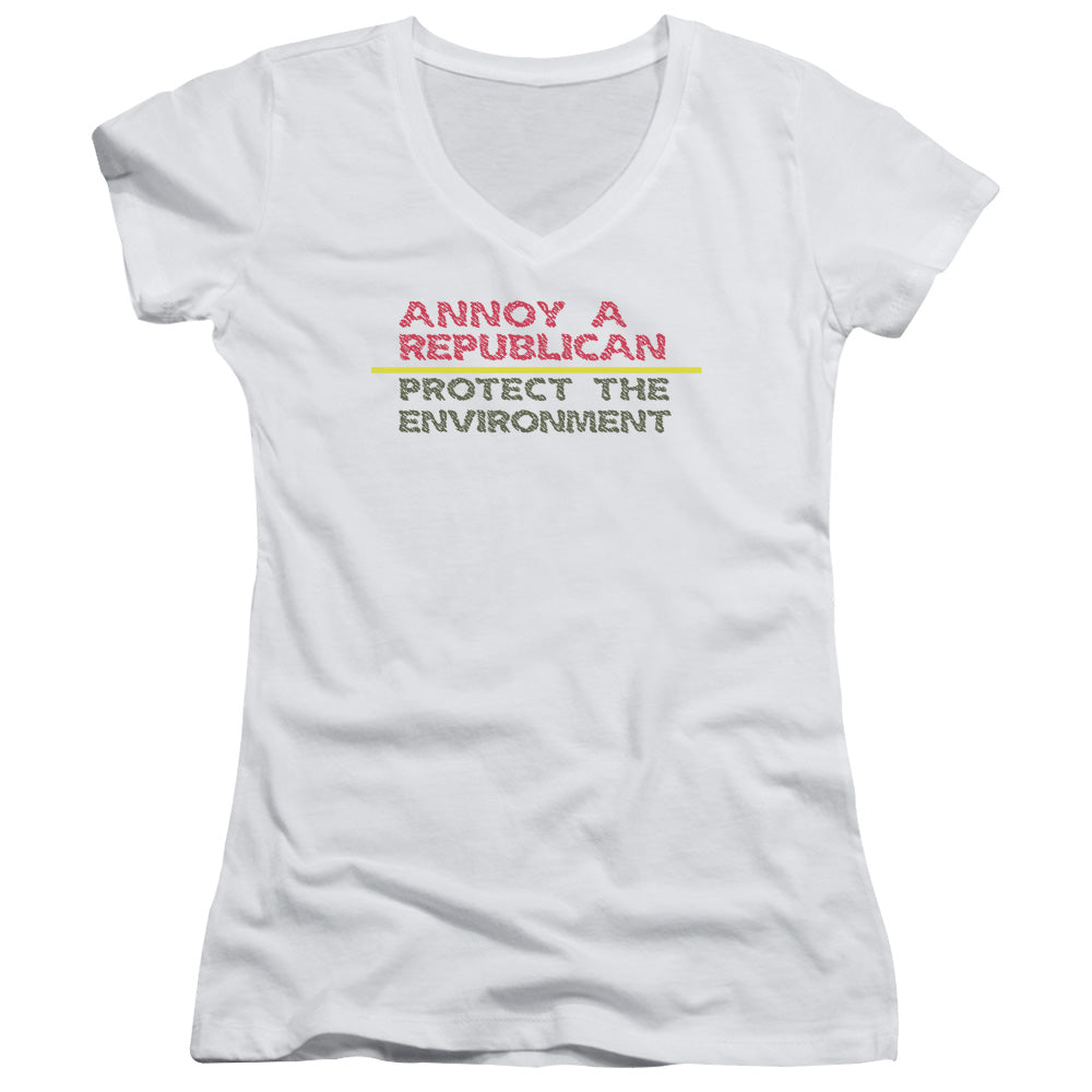 Annoy A Republican - Junior V-neck