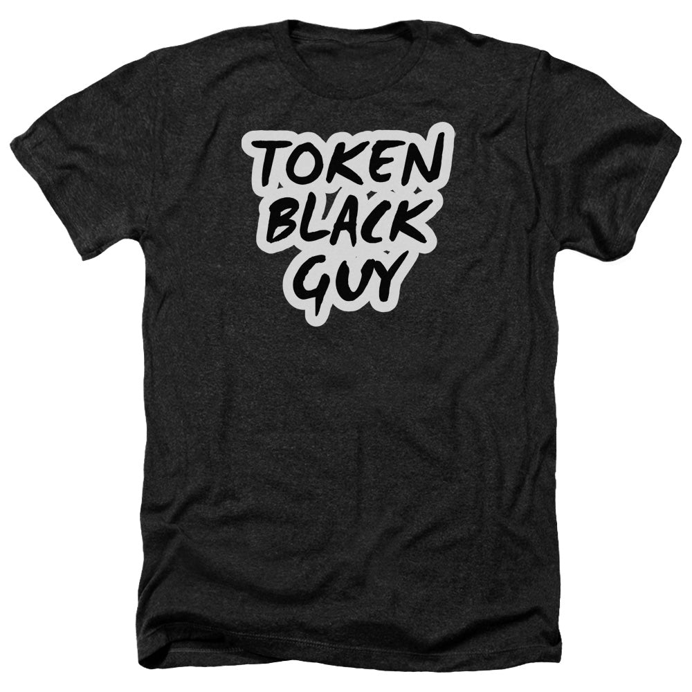 Token Black Guy - Adult Heather-black