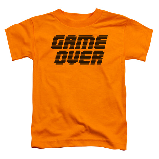 Game Over - Short Sleeve Toddler Tee - Orange T-shirt
