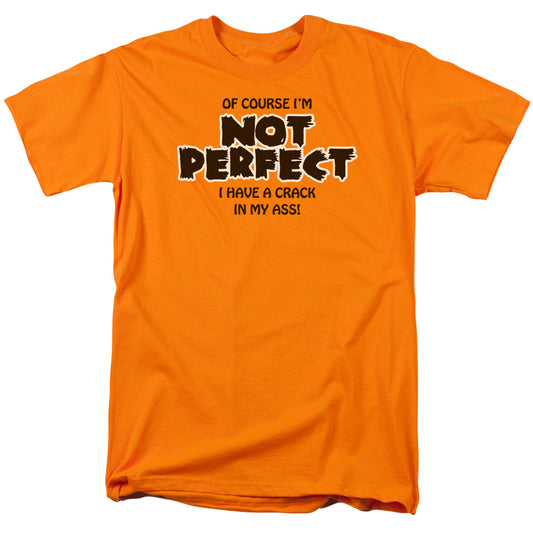 Not Perfect - Short Sleeve Adult 18 - 1 - Orange T-shirt