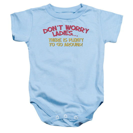 Dont Worry - Infant Snapsuit - Light Blue