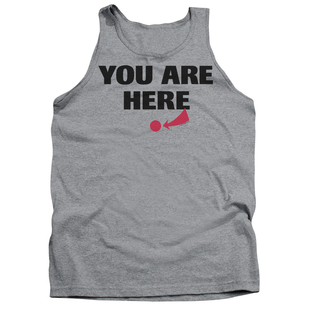 You Are Here - Adult Tank - Athletic Heather