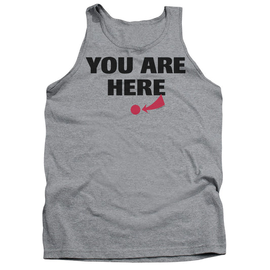 You Are Here - Adult Tank - Athletic Heather