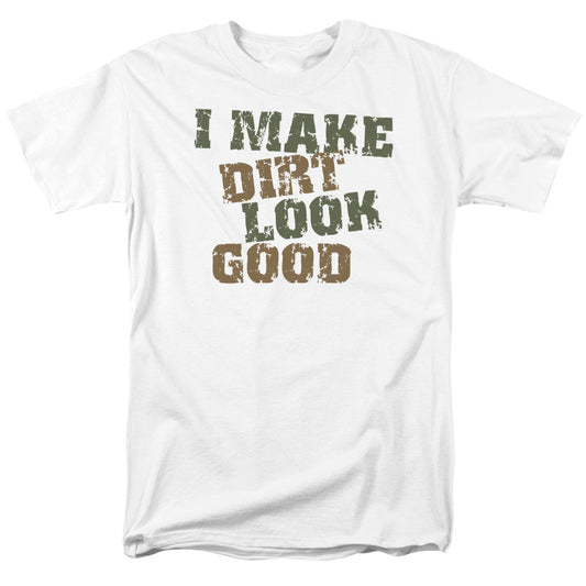 Dirt Look Good - Short Sleeve Adult 18 - 1 - White T-shirt