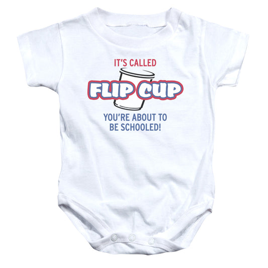Flip Cup - Infant Snapsuit - White