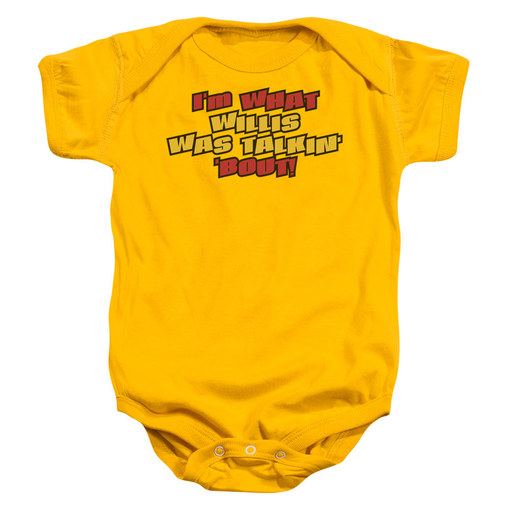 Talkin Bout - Infant Snapsuit - Gold