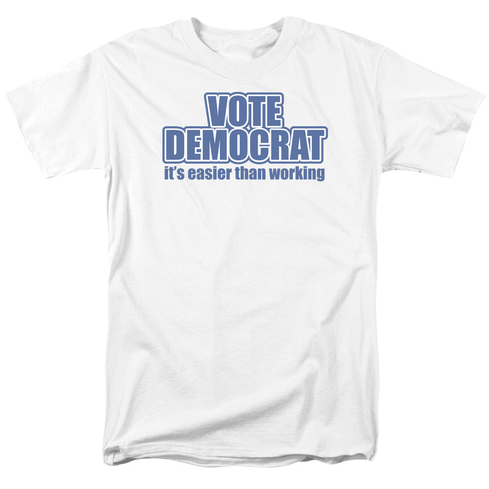 Vote Democrat - Short Sleeve Adult 18 - 1 - White T-shirt