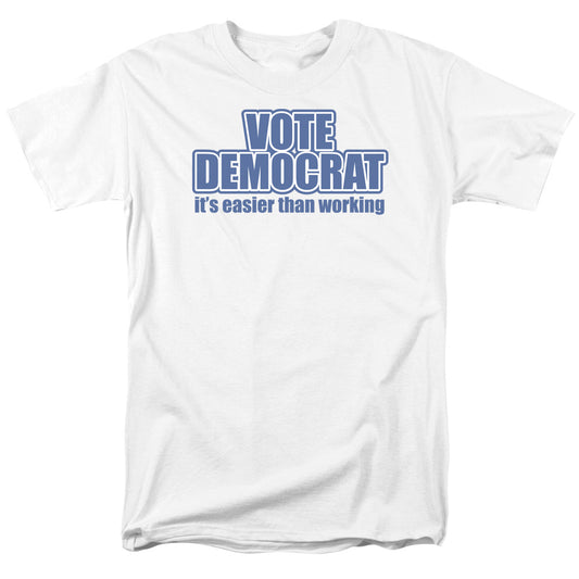 Vote Democrat - Short Sleeve Adult 18 - 1 - White T-shirt