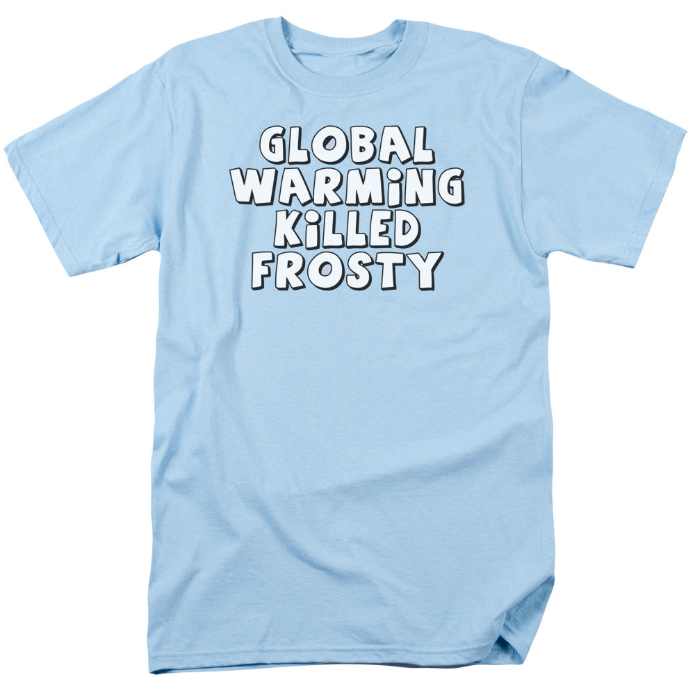 Global Warning - Short Sleeve Adult 18 - 1 - Light Blue T-shirt