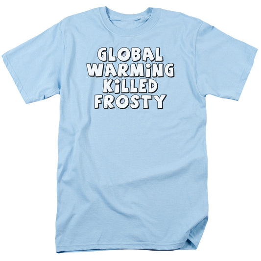 Global Warning - Short Sleeve Adult 18 - 1 - Light Blue T-shirt