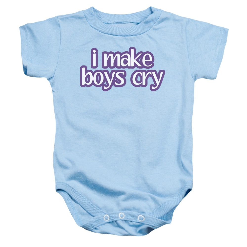 I Make Boys Cry - Infant Snapsuit - Light Blue