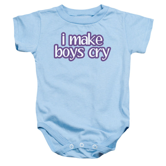 I Make Boys Cry - Infant Snapsuit - Light Blue