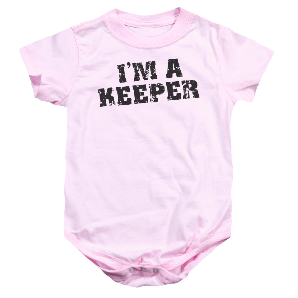 Im A Keeper - Infant Snapsuit - Pink