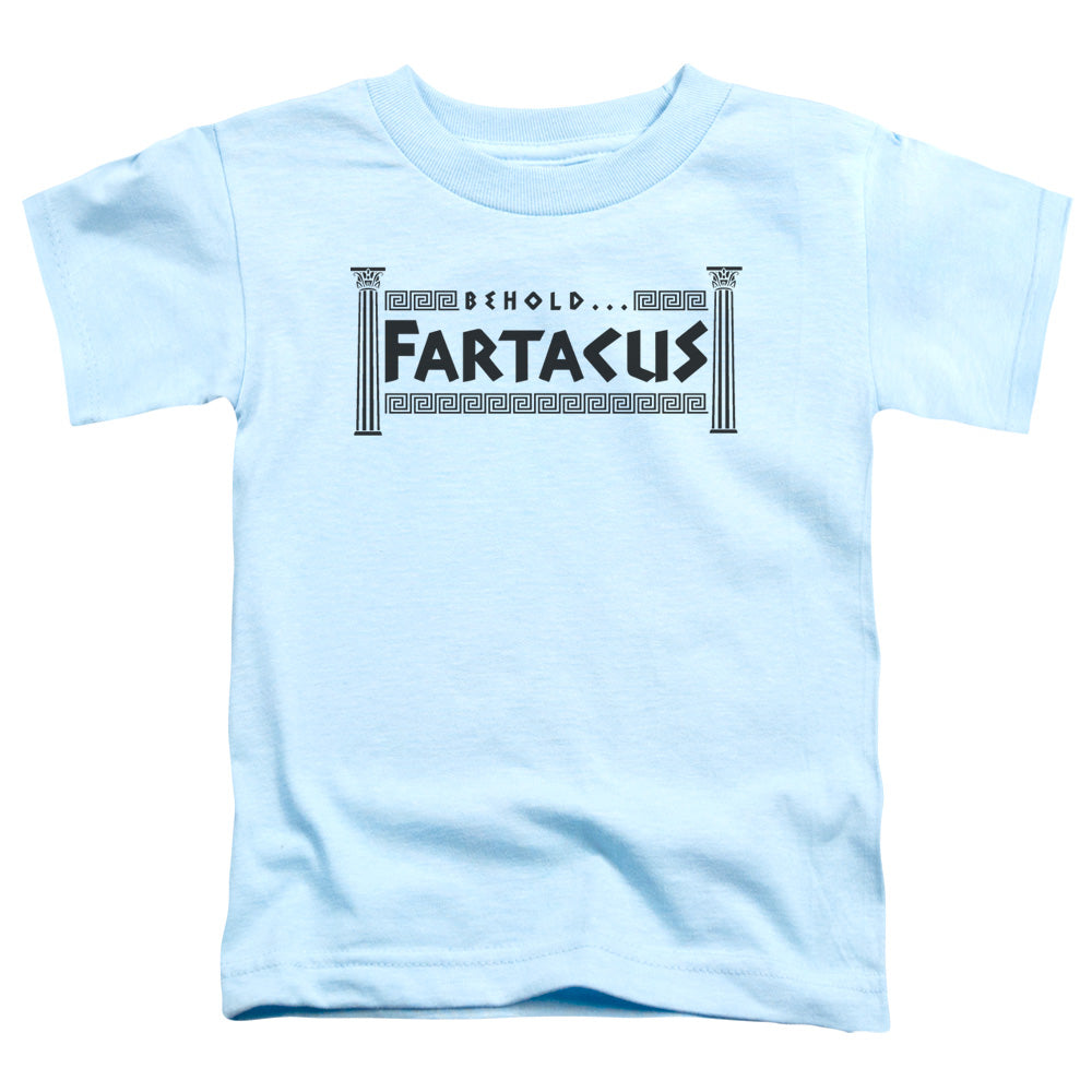 Fartacus - Short Sleeve Toddler Tee - Light Blue T-shirt