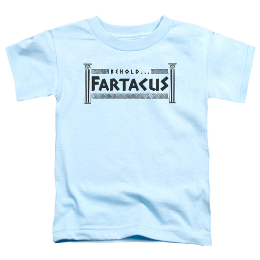 Fartacus - Short Sleeve Toddler Tee - Light Blue T-shirt