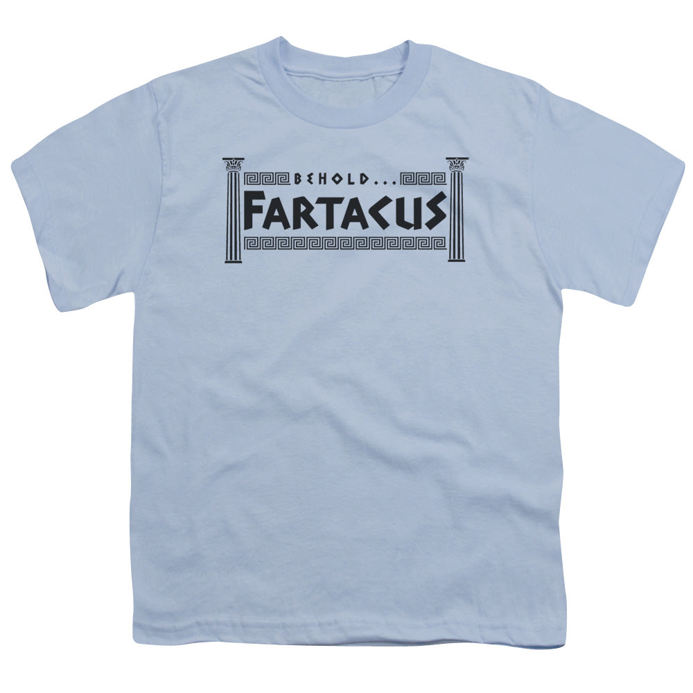Fartacus - Short Sleeve Youth 18 - 1 - Light Blue T-shirt