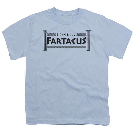 Fartacus - Short Sleeve Youth 18 - 1 - Light Blue T-shirt